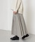 チェックボリュームスカート