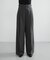 ウールブレンドワイドストレートパンツ