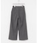 ウールブレンドワイドストレートパンツ