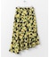 ボタニカルイレギュラーヘムスカート∴