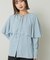 フリルケープブラウス