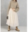 オーガンジープリーツスカート