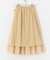 オーガンジープリーツスカート