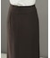 ウール混ブークレストレートスカート