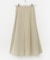 タフタロングフレアスカート