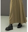 タフタロングフレアスカート