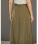 タフタロングフレアスカート