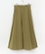 タフタロングフレアスカート