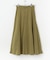 タフタロングフレアスカート
