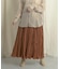 アニマルワッシャープリーツスカート