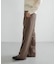 new basic　WOOL TWILL SLACKS PANTS