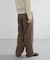new basic　WOOL TWILL SLACKS PANTS