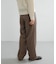 new basic　WOOL TWILL SLACKS PANTS