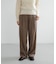 new basic　WOOL TWILL SLACKS PANTS