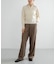 new basic　WOOL TWILL SLACKS PANTS
