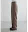 new basic　WOOL TWILL SLACKS PANTS