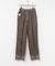 new basic　WOOL TWILL SLACKS PANTS