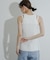 フロントリボンニットキャミソール