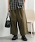 バレルレッグチノパンツ