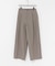 ウールブレンドチェックワイドパンツ