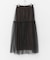 F by ROSSO　ラメチュールティアードスカート