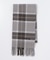 カシミヤ混チェックストール