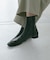 『MADE IN JAPAN』スクエアトゥローヒールショートブーツ