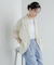『接触冷感』Naiaアセテートハーフスリーブジャケット