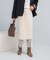 レースレイヤードミディスカート