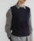 FOX／CASHMEREクルーネックベスト