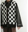 ブロックチェックカーディガンニットベスト