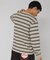 ピグメントボーダーロングスリーブTシャツ