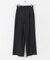 ウール混防シワハイウエストワイドスラックス
