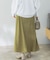 ハイウエストナローフレアスカート