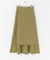 ハイウエストナローフレアスカート
