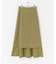 ハイウエストナローフレアスカート