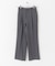 ウールライクワイドストレートパンツ