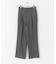 ウールライクワイドストレートパンツ