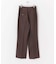 ウールライクワイドストレートパンツ
