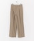 ウールライクワイドストレートパンツ