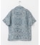 シアープリントオープンカラーショートスリーブシャツ
