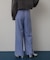 ストレートスラックスパンツ