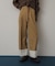 ワイドターンバックパンツ