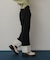 ワイドターンバックパンツ