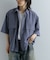 CPOサイドデザインルーズシャツ