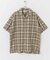『Sサイズあり』『ユニセックス』オンブレチェックオープンカラーシャツ