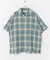 『Sサイズあり』『ユニセックス』オンブレチェックオープンカラーシャツ