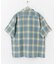 『Sサイズあり』『ユニセックス』オンブレチェックオープンカラーシャツ