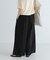 コットンギャザーワイドパンツ