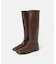 スクエアトウセンターシームロングブーツ